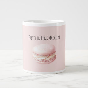 Schön in Rosa Macaron Jumbo-Tasse