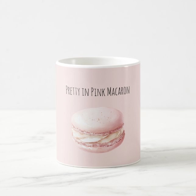Schön in Rosa Macaron Kaffeetasse (Mittel)