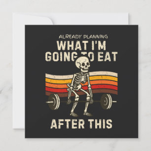 Schon jetzt planen, was ich danach essen werde karte