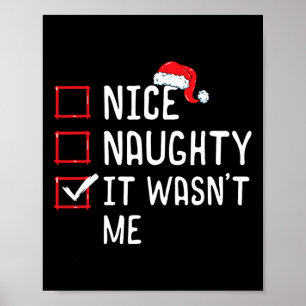Schön, nackt, es war nicht meine Weihnachtsliste Poster