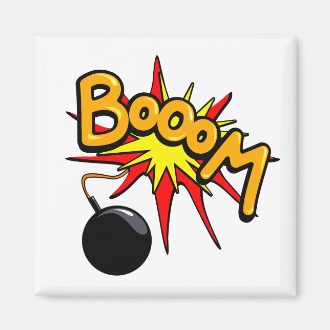 Schön! Quadratmagnet Magnet (Vorne)