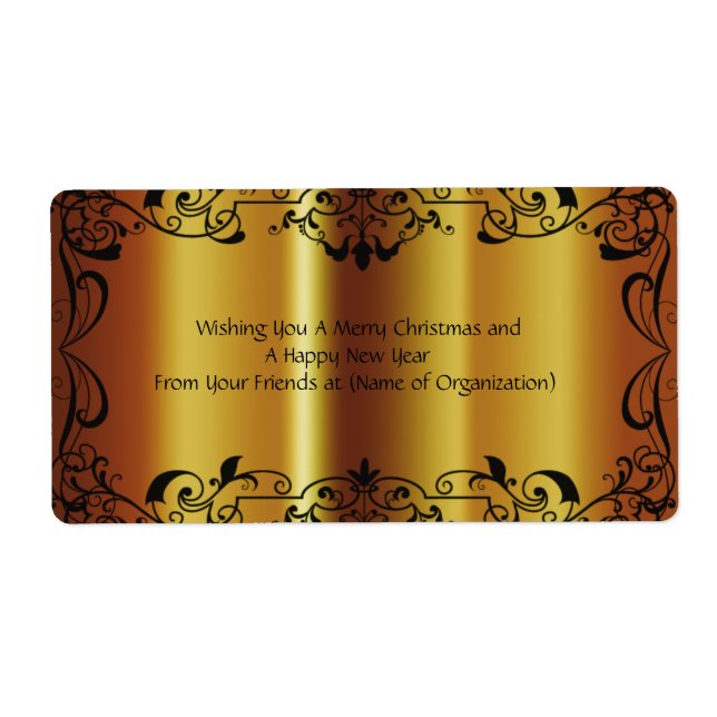 Schön, Shiny Gold, Custom, Wedding Wine (Vorne)