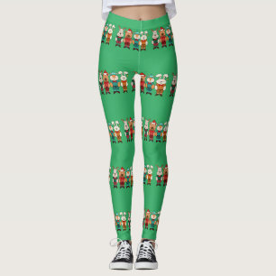 Schön Tiere bereit für den Winter Leggings