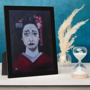 Schön trauriges Gemälde von Alfred Fox Fotoplatte