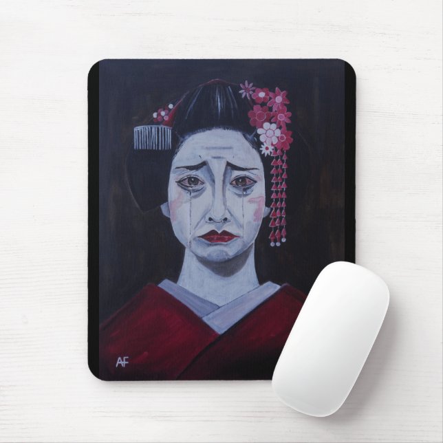 Schön trauriges Gemälde von Alfred Fox Mousepad (Mit Mouse)