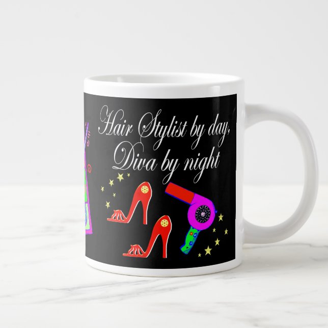 SCHÖN UND HAARISCH PERSONALISIERT Jumbo-Tasse (Rechts)