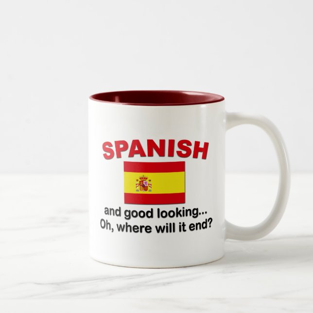 Schön und spanisch zweifarbige tasse (Rechts)
