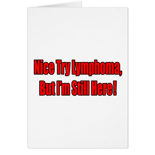 Schön versuchen Lymphome. (Vorne)