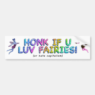 Schön, wenn die U-Liebe fairies! Autoaufkleber