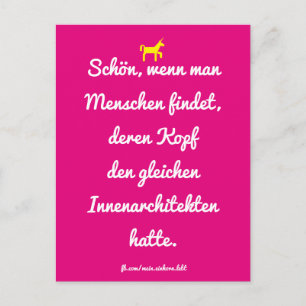 Schön, wenn man Menschen wie dich findet. Postkarte