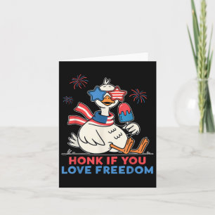 Schön, wenn Sie Liebe Freiheit Amerikanische Gänse Karte
