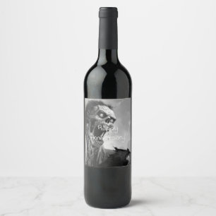 Schön-Zombie-Jubiläum Weinetikett