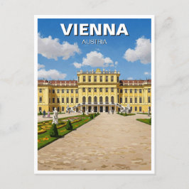 Schönbrunn Palace Wien Österreich Reisen Postkarte