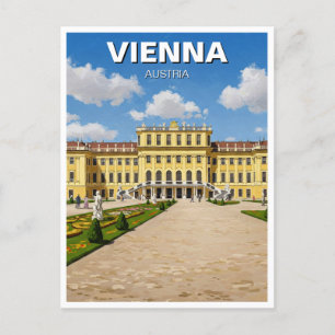 Schönbrunn Palace Wien Österreich Reisen Postkarte