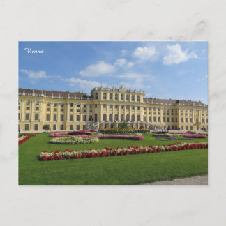 Schönbrunn Schloss Wien Feiertagspostkarte