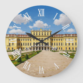 Schönbrunn Schloss Wien Österreich Reise Große Wanduhr