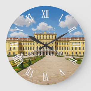 Schönbrunn Schloss Wien Österreich Reise Große Wanduhr