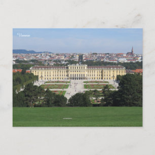 Schönbrunn Wien Feiertagspostkarte