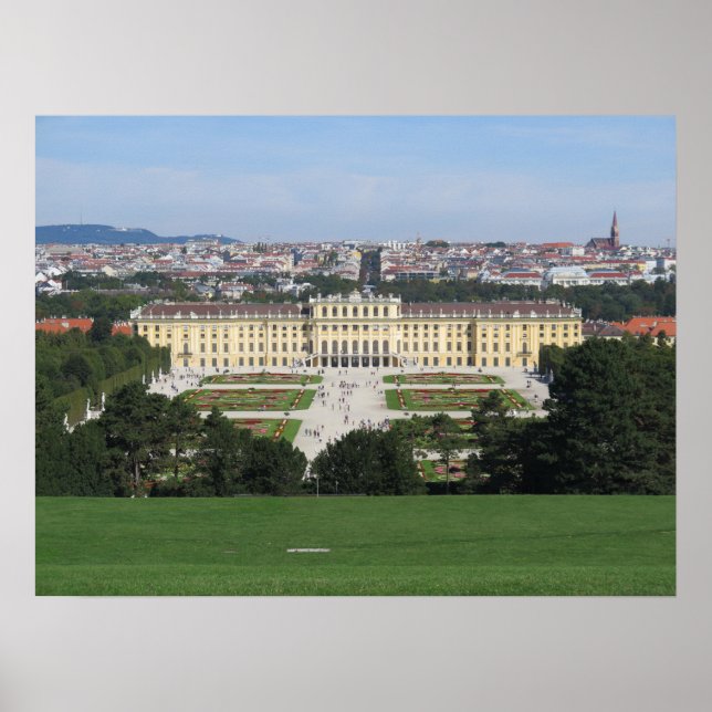 Schönbrunn Wien Österreich Poster (Vorne)