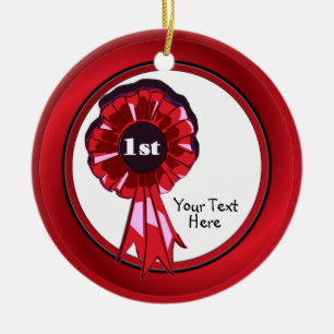 Schöne 1. Platz-Band-Schwarz-Schatten-Verzierung Keramik Ornament