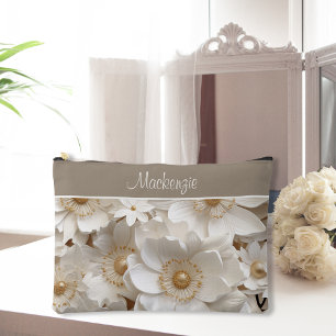 Schöne 3D White Gardenia Wedding Zubehörtasche