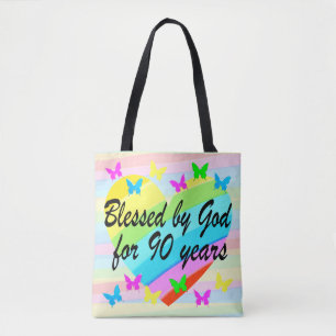 SCHÖNE 90. GEBURTSTAGSSCHMESSINGS TOTE BAG