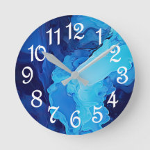 Schöne Abstrakte Blaue Moderne Kunst