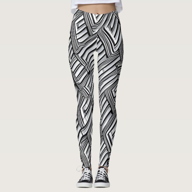Schöne abstrakte Design-Leggings Leggings (Vorderseite)