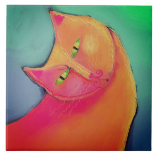 Schöne Abstrakte digitale Malerei für Jungen Fliese