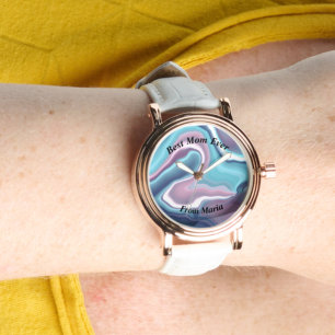 Schöne Abstrakte Elegante Rose Armbanduhr