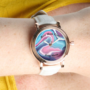 Schöne Abstrakte Elegante Rose Armbanduhr