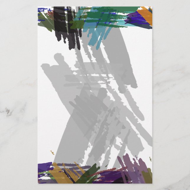 Schöne, Abstrakte Farbtöne Flyer (Vorne)