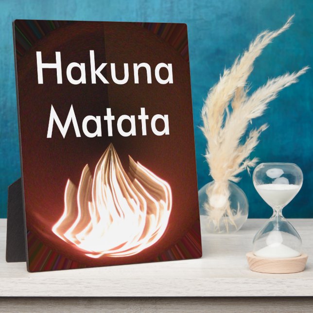 Schöne Abstrakte Flammenkunst Print Fotoplatte (Seite)