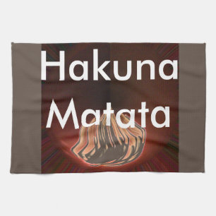 Schöne Abstrakte Flammenkunst Print Handtuch