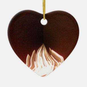 Schöne Abstrakte Flammenkunst Print Keramik Ornament