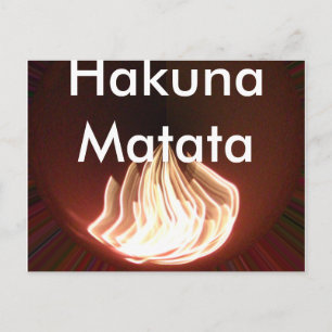 Schöne Abstrakte Flammenkunst Print Postkarte