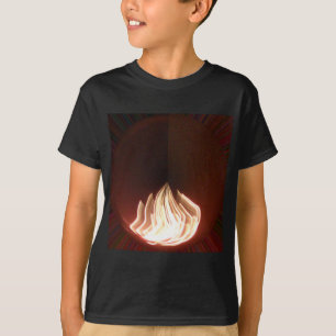 Schöne Abstrakte Flammenkunst Print T-Shirt