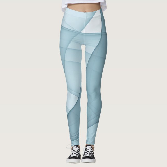 Schöne Abstrakte geometrische Stilkunst Leggings (Vorderseite)
