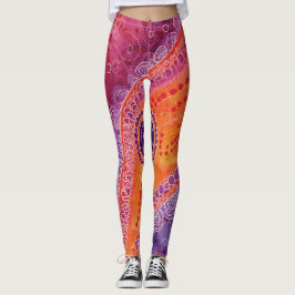 Schöne Abstrakte Kunst Leggings