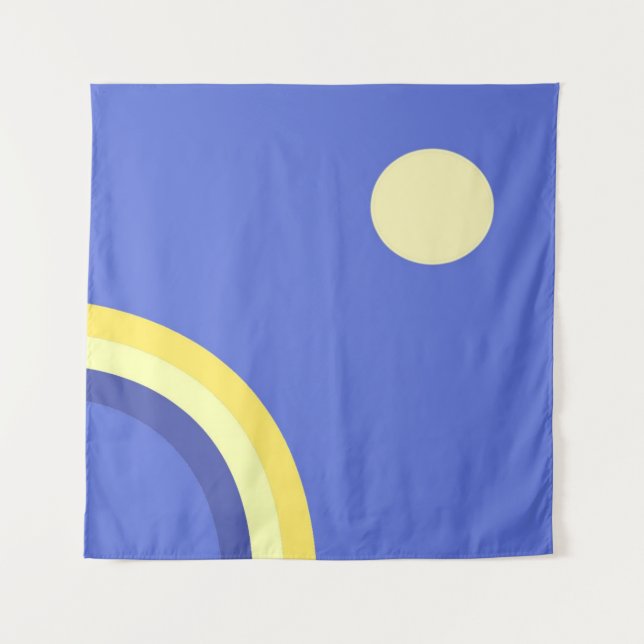 schöne abstrakte Kunst Wandteppich (Vorderseite)