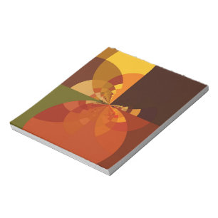 Schöne Abstrakte Kunstdrucke der Erde Notizblock