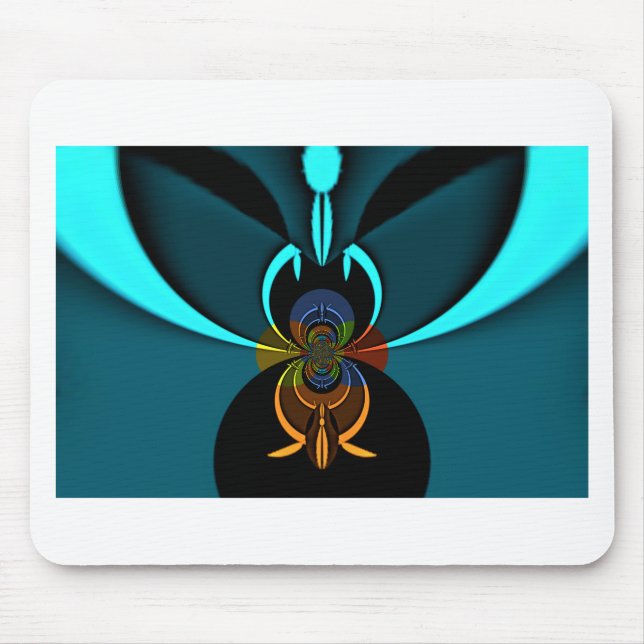 Schöne Abstrakte Kunstdruckerei in Kyōto Mousepad (Vorne)