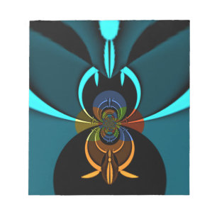 Schöne Abstrakte Kunstdruckerei in Kyōto Notizblock