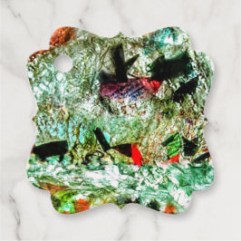 Schöne abstrakte Liebesmarken, normale Öko-Textur Geschenkanhänger