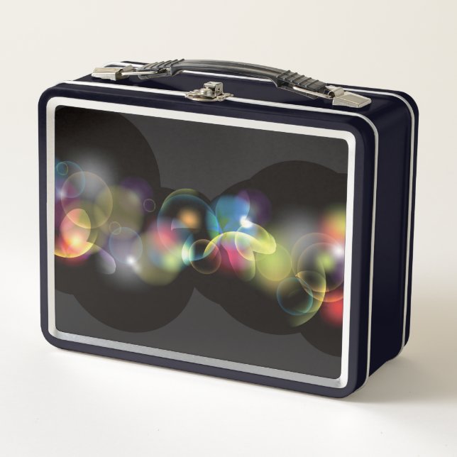 Schöne Abstrakte Metal Lunch Box (Vorderseite)