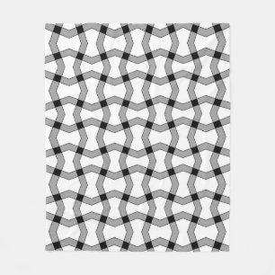 Schöne abstrakte ornamentale Hintergrund, schwarz, Fleecedecke