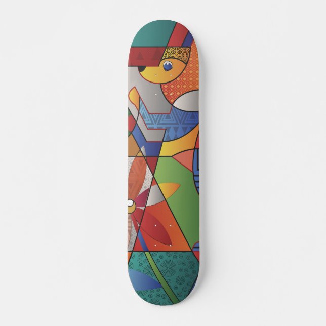 Schöne Abstrakte Skateboard (Vorne)