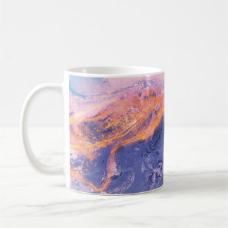 Schöne Abstrakte Wasserfarbe Kaffeetasse