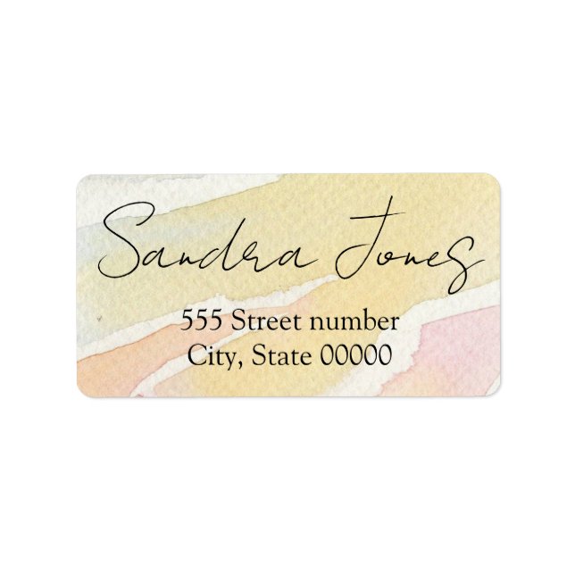 Schöne Adressetiketten (Vorne)