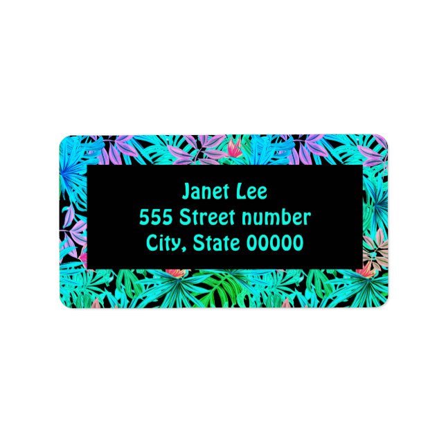 Schöne Adressetiketten (Vorne)